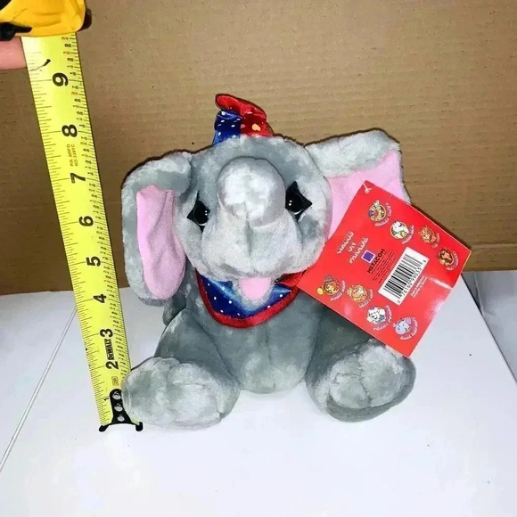 Vintage Circus Pals On Parade "Ellie Elephant" Plush only NO SOUND 1994 Metacom - Picture 5 of 8